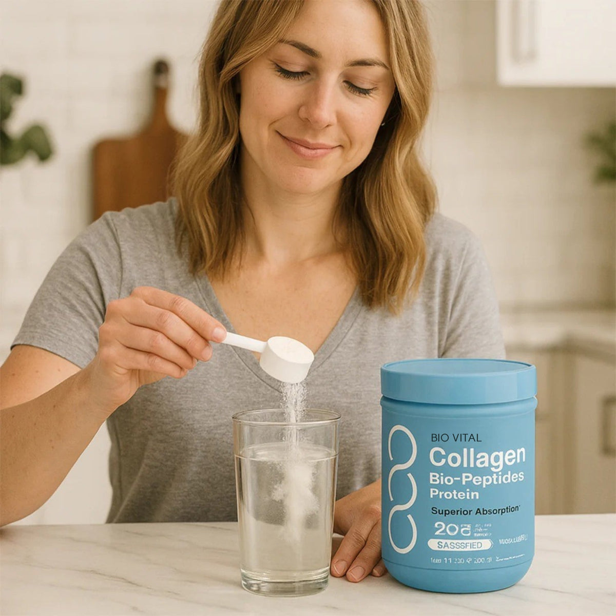 Bio Vital® Colágeno y Proteína de Alta Pureza Anti Edad