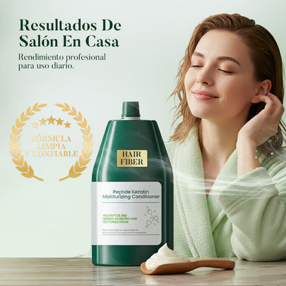 💆‍♀️ Crema de Polipéptidos y Queratina - Alisado Intenso y Reparación Capilar Profunda ✨🧴